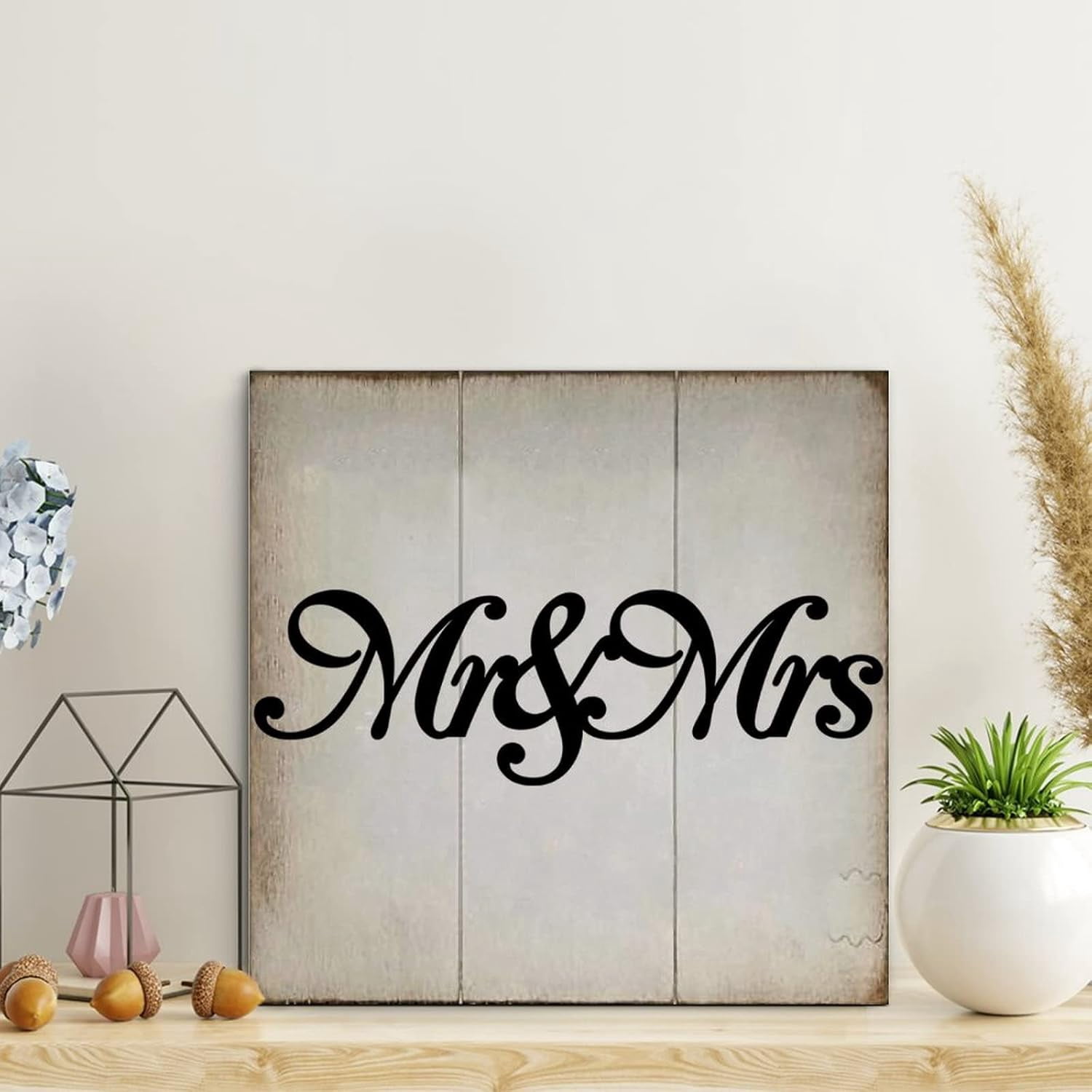 Bohemia Wooden Pallet Sign Mr&Mrs Wood Signs Farmhouse Wooden Signs ...