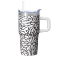 thumbnail image 1 of Bohemian 20oz Tumbler with Lids & Straws, Stainless Steel Double Wall Vacuum Insulated Travel Mug, Leakproof Coffee Cup, 1 of 5
