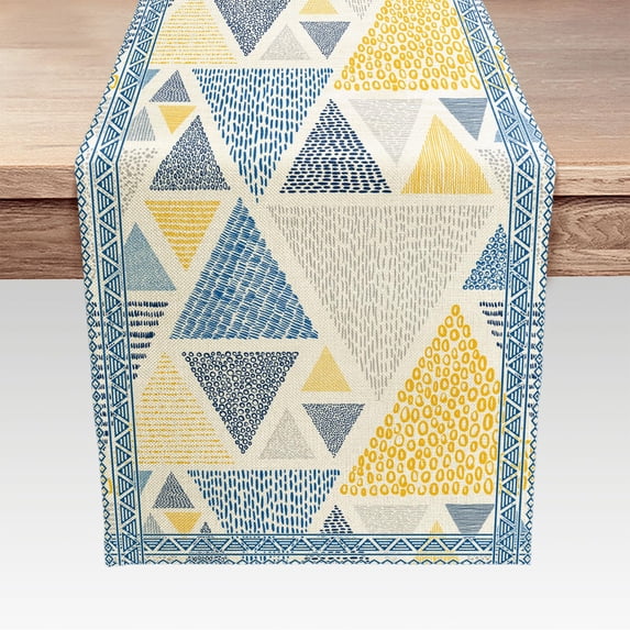 Bohemian Abstract Wind Leaf Plants Table Runner Coffee Table Wedding Home r Kitchen Tablecloth Placemats