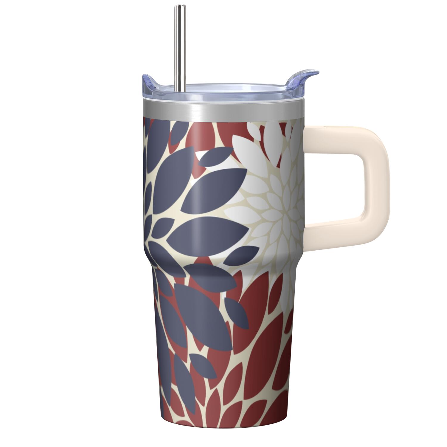 Bohemian Aesthetic 20oz Tumbler with Lid & Straw - Stainless Steel ...
