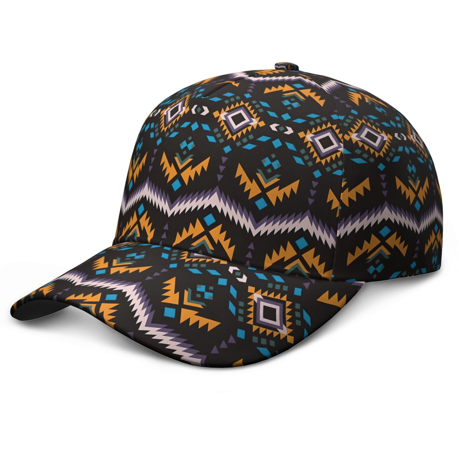 Bohemian Aesthetic Adjustable Hat – Tribal Vintage Dad Hat for Men