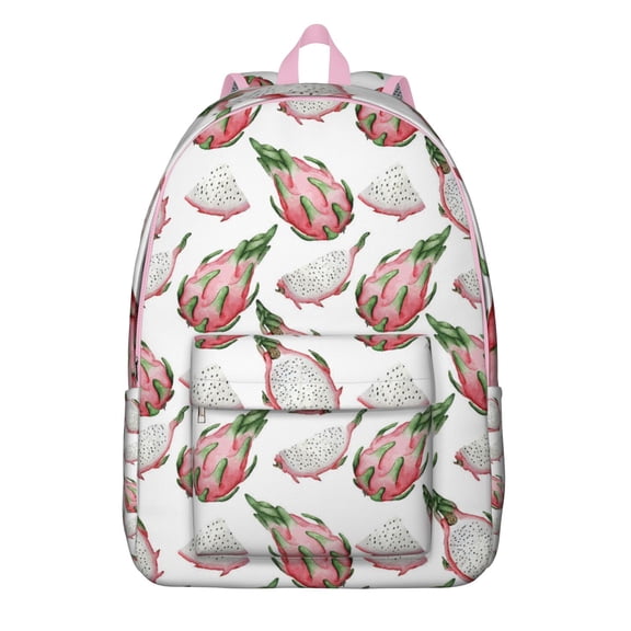 Bohemian Belt Bag Featuring Modern Peach Pattern – Sweet and Fresh Kawaii Fruit Print, Colorful and Cute Summer Aesthetic