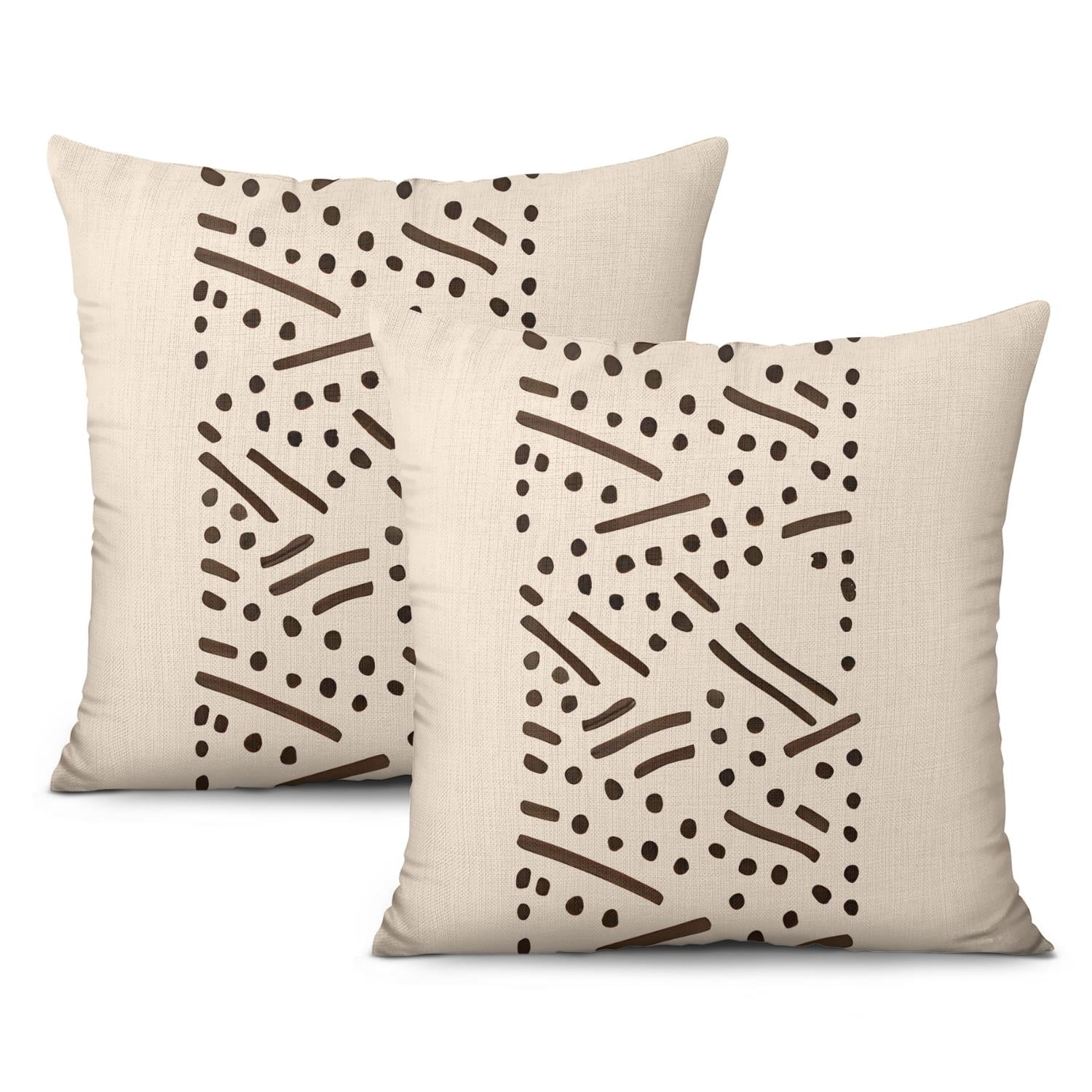 LMABBAQA Boho Black And White Pillow Covers – Decorative Throw Pillow Covers For Living Room, Bedroom
