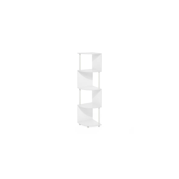 Bohemian Bliss Corner Shelf Bookcase Bookshelf Space Saving Vertical Storage, Stylish Space Maximizing Design