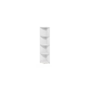 Bohemian Bliss Corner Shelf Bookcase Bookshelf Space Saving Vertical Storage, Stylish Space Maximizing Design