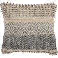 thumbnail image 1 of Bohemian Blue Macrame Throw Pillow, 1 of 3