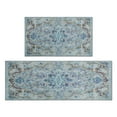 thumbnail image 1 of Bohemian Blue National Design Carpet Kitchen Rugs and Mats Sets Of 2,Kitchen Decoration Rugs,Rubber Backing Non-Slip Floor Mat for Sink Washable Waterproof Laundry Room Runner Rugs, 1 of 7