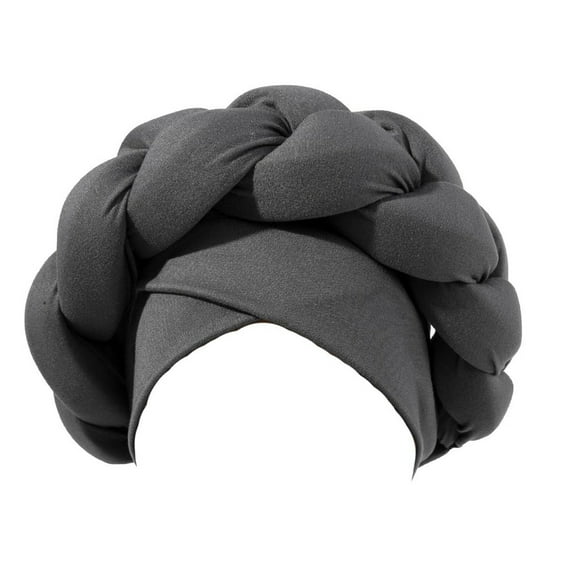 Bohemian Braided Headwrap Women's Silky Turban Style Hair Accessory