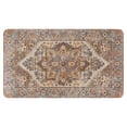 thumbnail image 1 of Bohemian Brown Ethnic Rug Welcome Door Mat Decorative Doormat Farmhouse Low-Profile Floor Rug Switch Mat for Home Indoor Outdoor Decorations 17 X 30 Inch, 1 of 6