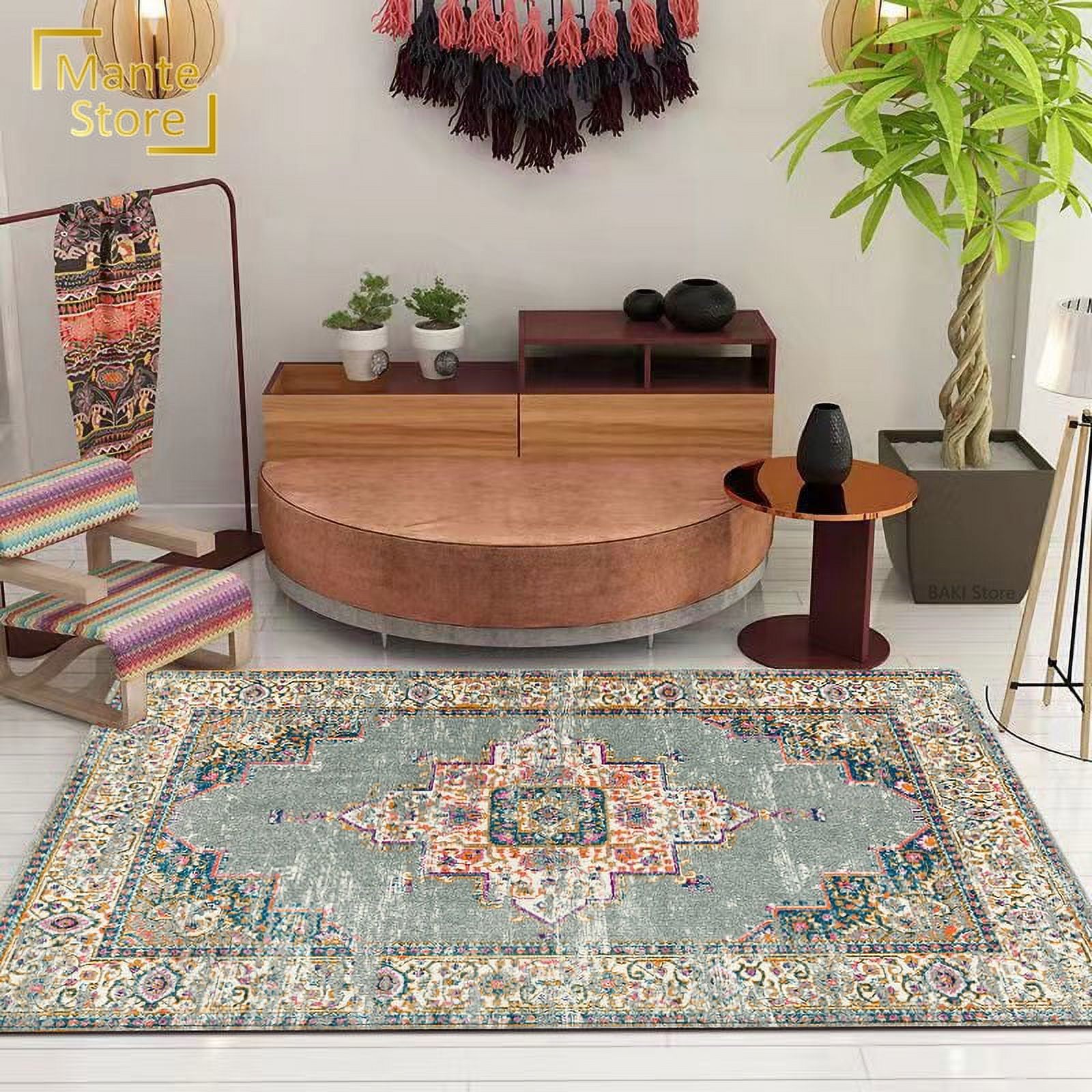 Bohemian Carpet Ethnic Style Bedroom rations Persian Print Large Rugs ...