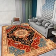 thumbnail image 1 of Bohemian Carpet for Living Room Vintage Luxury Red Rug Home ration Ethnic Style Large Bedroom Rug Wa, 1 of 5