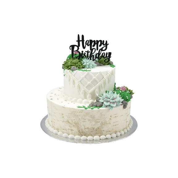 Bohemian Chic 2 Tier Cake