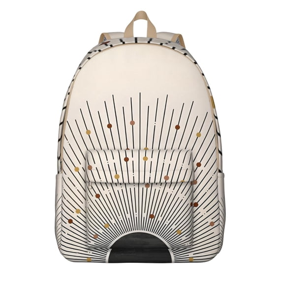 Bohemian Chic Backpack for Adults, Large Capacity Boho Style Bookbag with Multiple Pockets, School Backpack for Students, Commute Travel College, Great Gift Choice