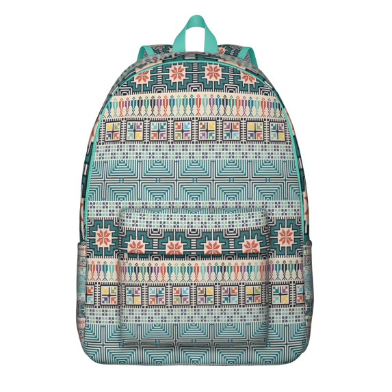 Bohemian Chic Backpack for Teen Students, Water Resistant Boho Bookbag for High School, Large Capacity College Backpack for Girls Boys, Great Gift Choice