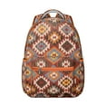 thumbnail image 1 of Bohemian Chic Backpack with Vintage Tribal Print - Heavy Duty Oxford Fabric 17" Laptop Sleeve | Water-Resistant College Daypack for Campus Essentials & Commuter Lifestyle, 1 of 6