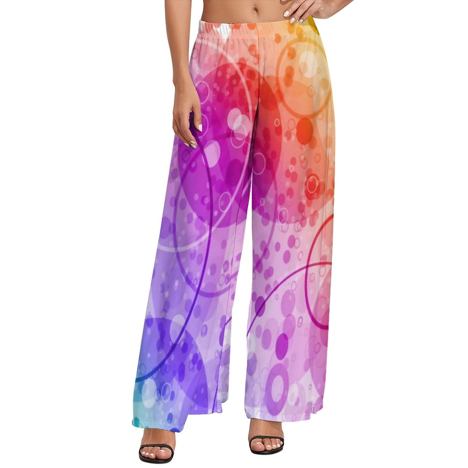Oshibe Pattern Wide Pants