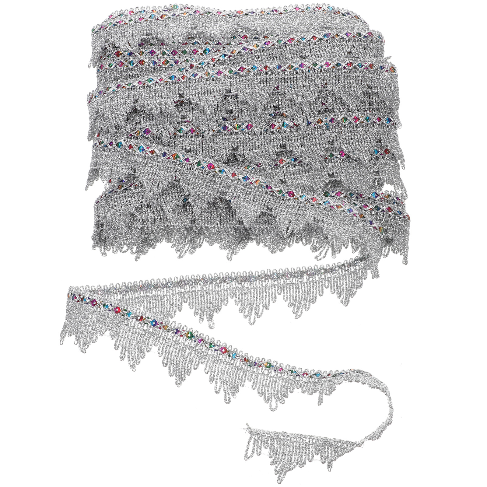 Bohemian Clothes Gold Glitter Ribbon Sequin Lace Sewing Curtain Trim