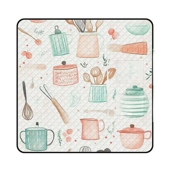 Bohemian Color Outdoor Picnic Blanket, Foldable Waterproof Beach Mat, Portable Beach Blanket for Beach Camping, Hiking, Family Concerts