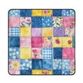 thumbnail image 1 of Bohemian Color Outdoor Picnic Blanket, Foldable Waterproof Beach Mat, Portable Beach Blanket for Beach Camping, Hiking, Family Concerts, 1 of 7