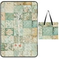 thumbnail image 1 of Bohemian Color Picnic Blanket Waterproof Outdoor Beach Blanket Hand-held Pad Suitable for Travel, Camping, Beach, Family Gatherings, 1 of 8