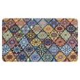 thumbnail image 1 of Bohemian Colored Geometric Patterns (4) Door Mat 30 X 17 Inch Welcome Doormat Indoor Outdoor Entrance Floor Mat Non Slip Spring Summer Decor Rubber Mats, 1 of 6