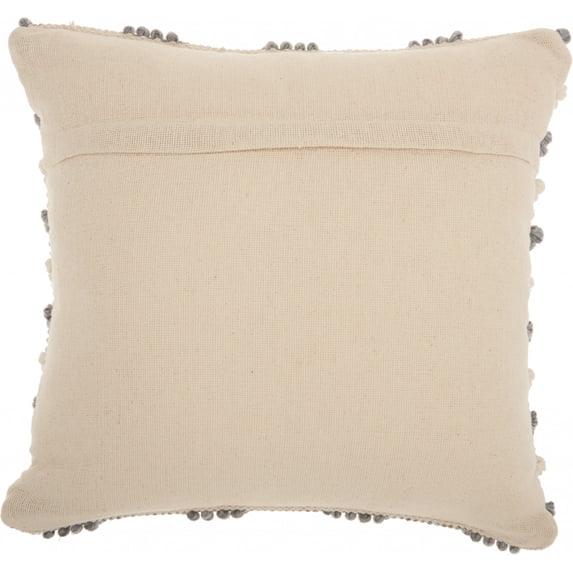 Bohemian Cream Detail Throw Pillow