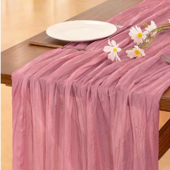 Bohemian Crease Cloth Table Flag - European Woven Design, Polyester, & Stain Resistant, Decorative for Weddings & Home, Various Sizes