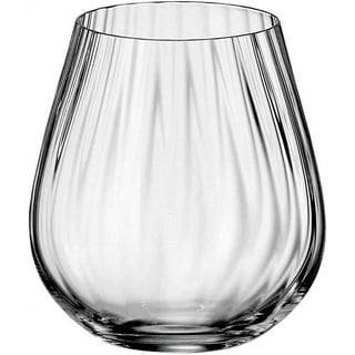 Bohemia Crystal Wine Glasses 24% Lead crystal 8 Oz - Set of 6 *