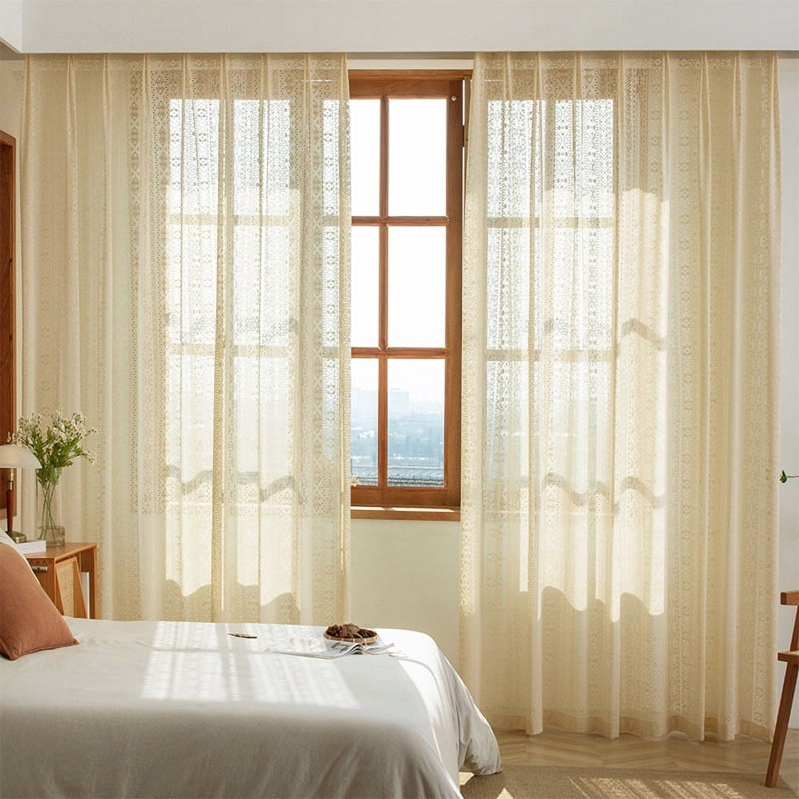 Bohemian Curtains for Bedrooms,Customized Living Rooms Decoration,Linen ...