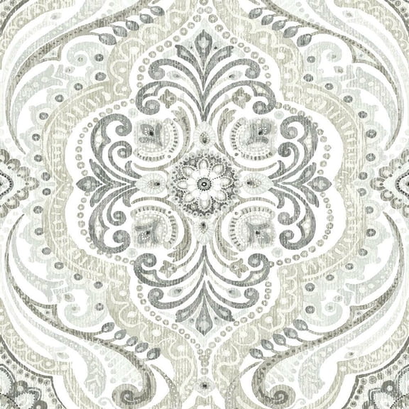 Bohemian Damask Peel and Stick Wallpaper