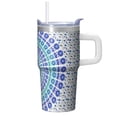 thumbnail image 1 of Bohemian Design 20oz Tumbler with Lids & Straws, Stainless Steel Insulated Travel Mug, Double Wall Vacuum Cup, Leakproof Thermal, 1 of 5