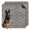 thumbnail image 1 of Bohemian Design Dog Crate Liner Washable, 48x48 Inch Reusable Housebreaking Mat with Stay-Put Backing, Absorbent Potty Pad for Kennel Use and Tile Floors, 1 of 1