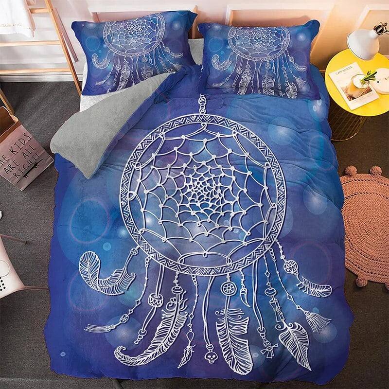 Bohemian Dream Bedding Set King Size Colorful Catcher Duvet Cover Set ...