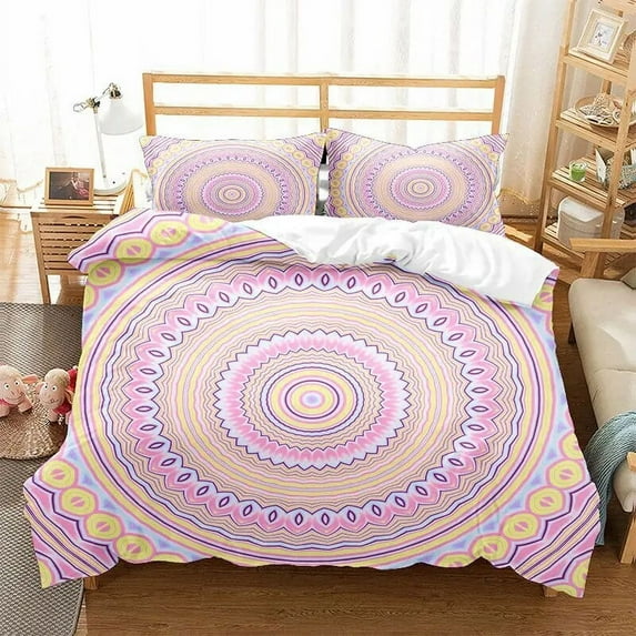 Bohemian Duvet Cover Set Luxury Soft Microfiber Bedding Sets Boho Quilt Cover For Boys Kid Teen /King/Full/Twin Size