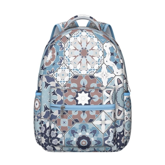 Bohemian Ethnic College Backpack - Anti-Scratch Fabric & Padded Straps | Comfortable Carry All Day