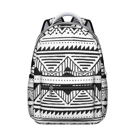 Bohemian Ethnic College Backpack - Anti-Scratch Fabric & Padded Straps | Comfortable Carry