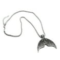 thumbnail image 1 of Bohemian Ethnic Mermaid Tail Pendant Necklace Women Vintage Beach Silver Color Pendant Jewelry, 1 of 6