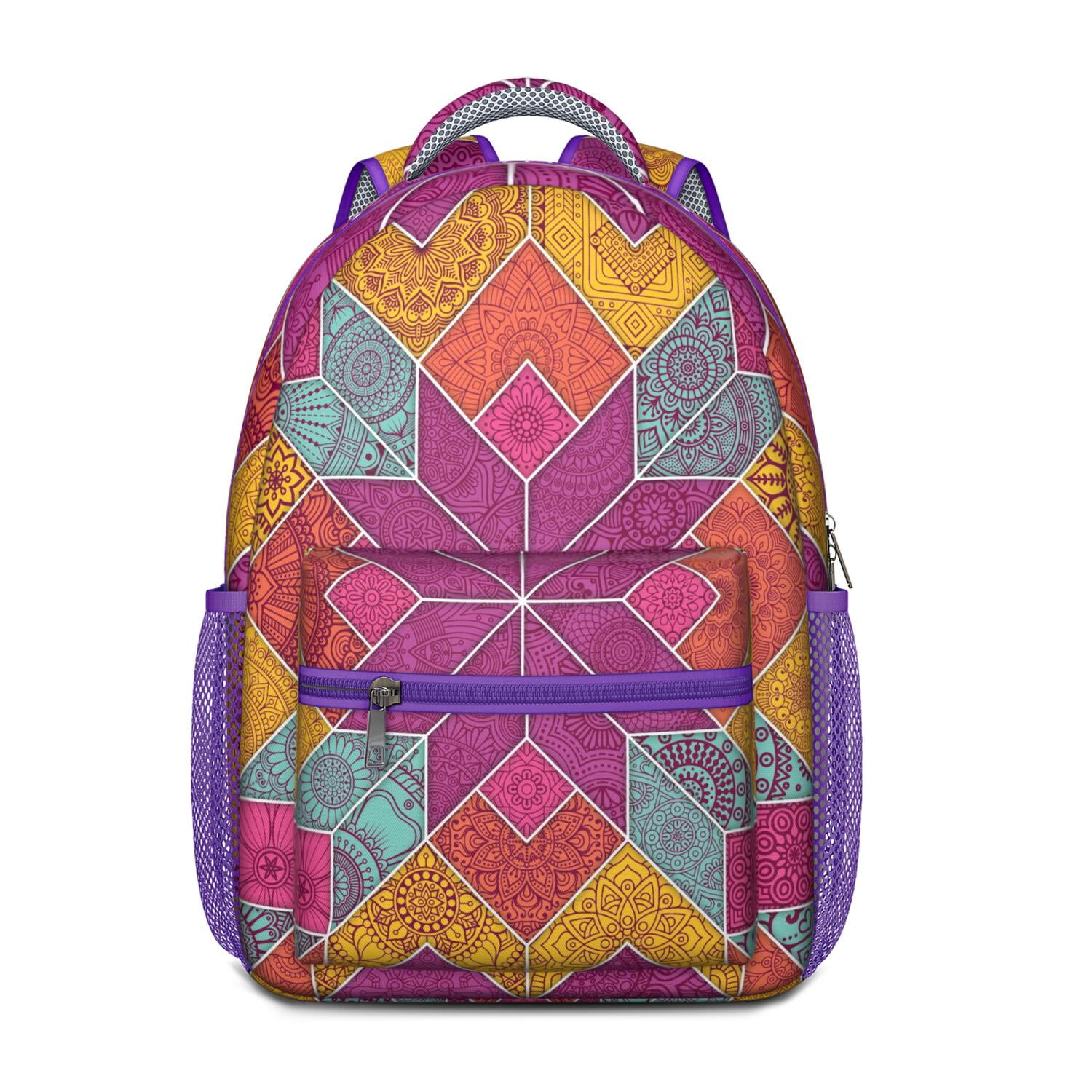 Trendy backpack with exotic details Waterproof Retro Backpack | Canvas Backpack | GENTCREATE main image 2