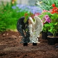 thumbnail image 1 of Bohemian Fairy Garden Accessories - Acrylic Planter Inserts & Vintage Fairy Statues, Whimsical Outdoor Decor for Flower Pots, DIY Yard & Lawn Decoration (2025 New Design), 1 of 3