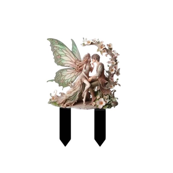 Bohemian Fairy Planter - Weather-Resistant, Whimsical Design, Indoor/Outdoor - Decorative Pot for Gardens, Patios & Living Rooms