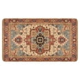 thumbnail image 1 of Bohemian Farmhouse Orange Vintage Welcome Doormat for Indoor/Outdoor Entrance Bohemian Farmhouse Orange Vintage Decoration Door Mat Kitchen Door Mat Bedroom Doormat 17x30 Inch, 1 of 6