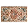 thumbnail image 1 of Bohemian Farmhouse Orange Vintage Welcome Doormat for Indoor/Outdoor Entrance Bohemian Farmhouse Orange Vintage Decoration Door Mat Kitchen Door Mat Bedroom Doormat 17x30 Inch, 1 of 6