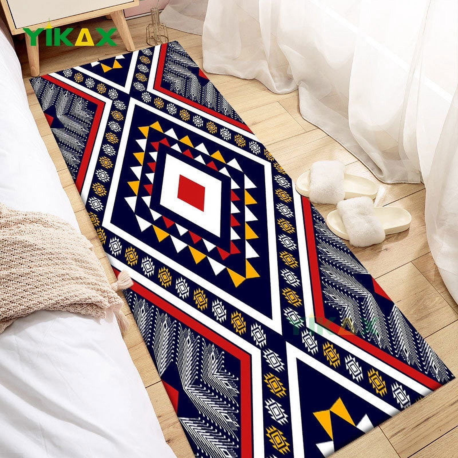 Bohemian Flannel Kitchen Carpet Non-Slip Entrance Doormat Alfombra ...