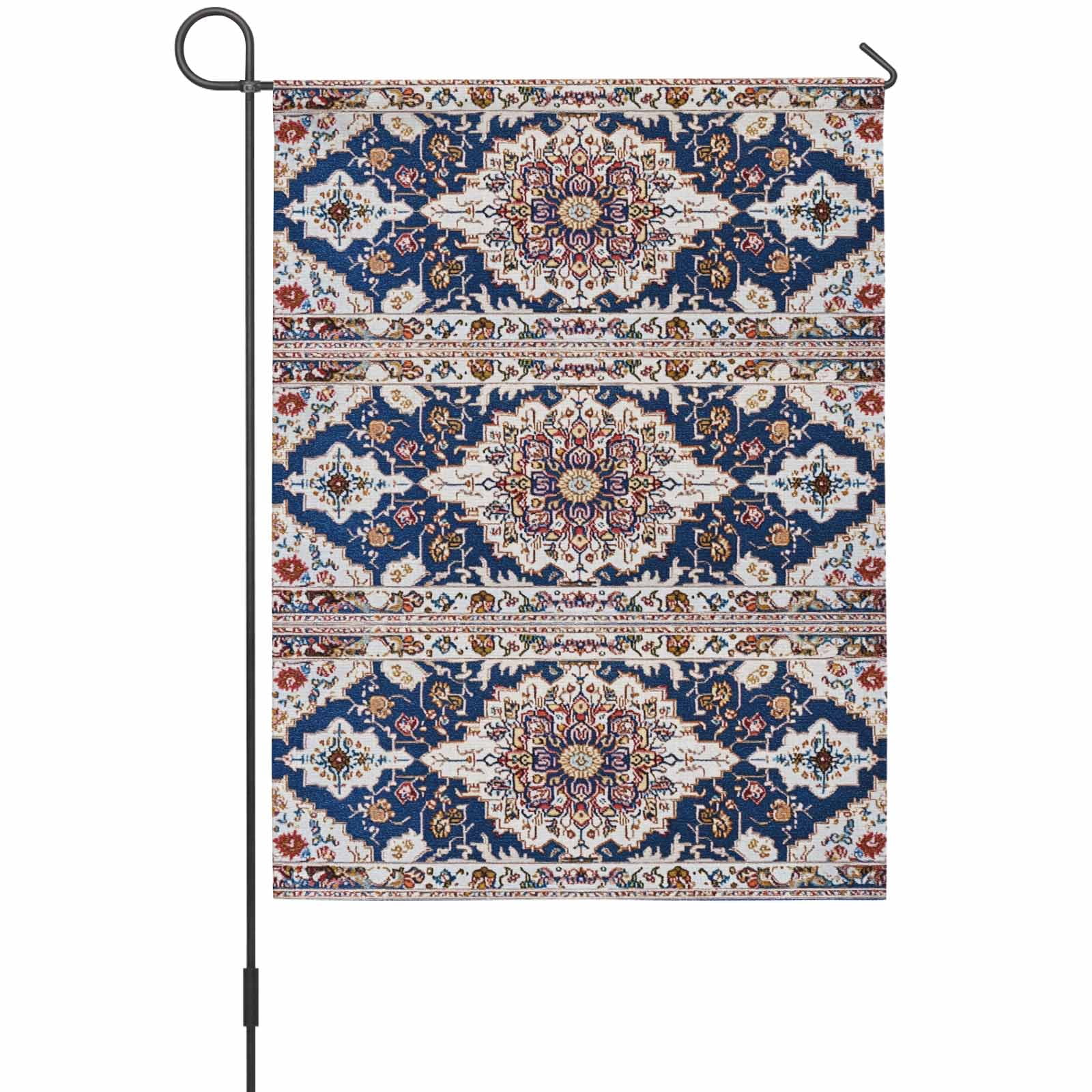 Boho Racing Flags Bohemian Flower Pattern House Flags For Outdoor, Vintage Boho Ethnic ...