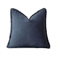 thumbnail image 1 of Bohemian Fringed Pillow Case 17.7x17.7 Inch Square Cushion Cover, Soft Solid Color Decorative Sham for Sofa Living Room Bedside, Multiple Colors, 1 of 2