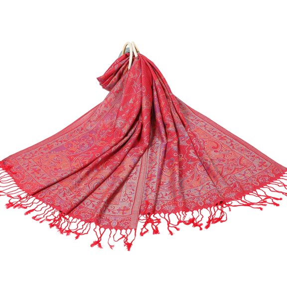 Bohemian Fringed Scarf Shawl Wrap Cotton Shawl Ethnic Design Casual Daily Wear Shoulder Covering For Winter Accessory