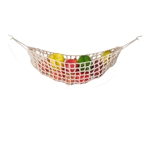 Bohemian Fruit Hanging Basket Under Table Storage Net Bag for Kitchen Vegetable Fruit Organizer
