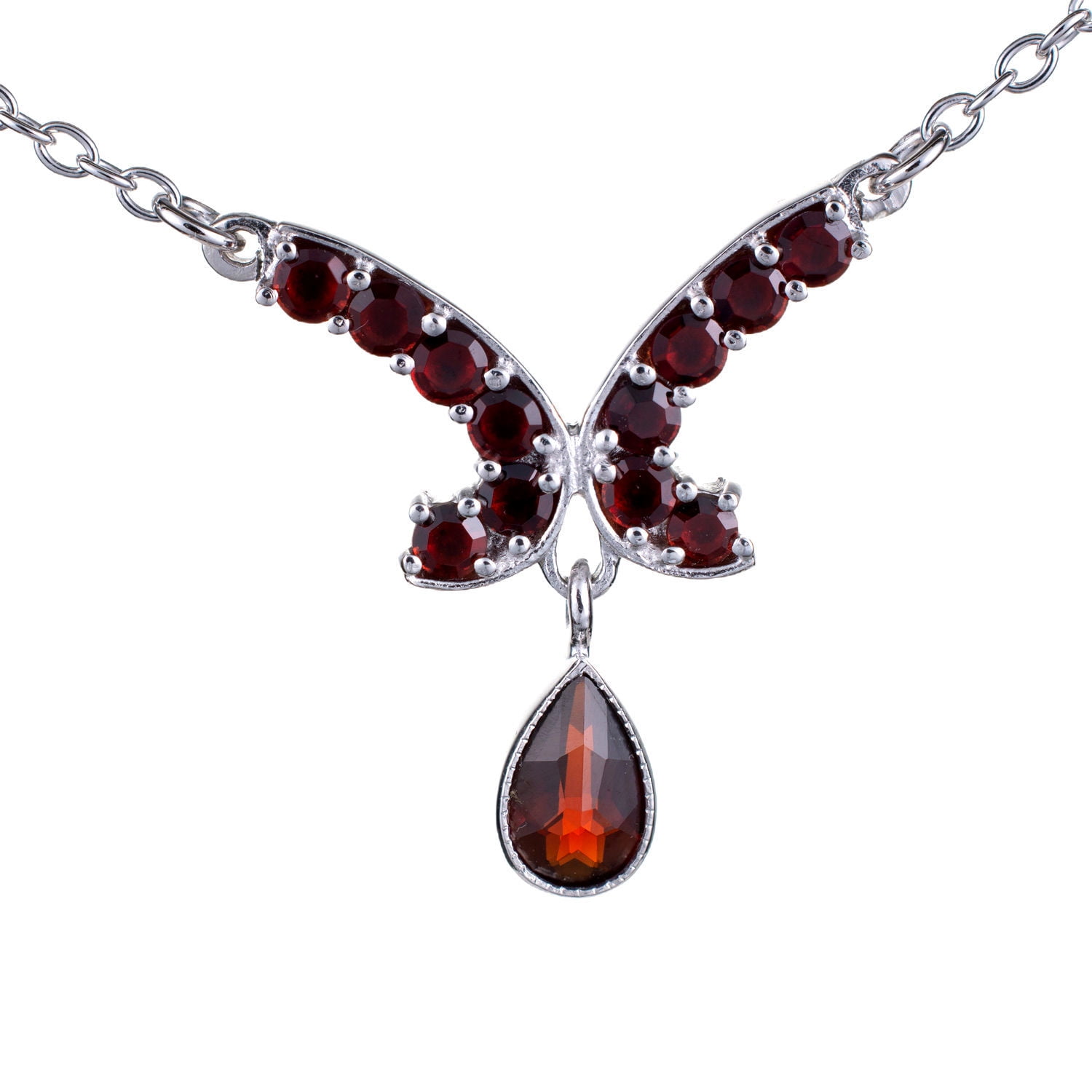 Victorian Garnet Festoon Necklace — Isadoras Antique Jewelry