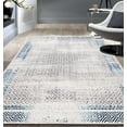 thumbnail image 1 of Bohemian Geometric Area Rug 5'x7' Blue Area Rug, 1 of 9