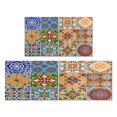 thumbnail image 1 of Bohemian Geometric Design Rugs and Mats Non Skid Washable Absorbent Microfiber Soft Kitchen Mat for Floor Set Of 2 Decor Stain Resistant 17"x47"+17"x30", 1 of 7